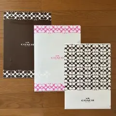 コーチ　クリアファイル　3枚