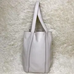 2025年最新】ヒロフ 美品 レザー トートバッグ ホワイトの人気
