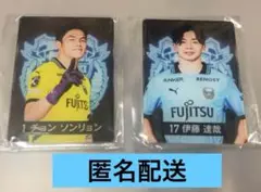 伊藤達哉 チョンソンリョン 川崎フロンターレ ガチャフロ アクリルステッカー