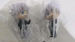 呪術廻戦 こっちむいてFig.　カプセル ガチャガチャ　五条悟2　スーツ　2点