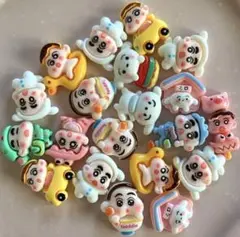 キャラクター　デコパーツ　20個セット
