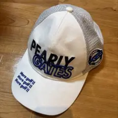 PEARLY GATES キャップ ホワイト