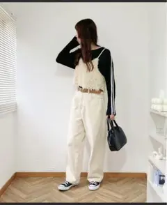 テープヤーンアソートキャミビスチェ　新品タグ付き