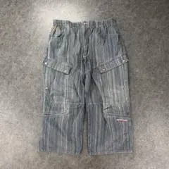 y2k hiphop HOBO DENIM WideCargo Pants 3L