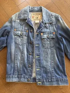 希少TRUE RELIGION トゥルーレリジョン　デニムジャケット 白 希少 トゥルーレリジョン 白 デニムジャケットGジャン