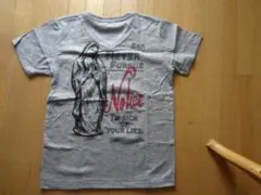 新品。ＡＺＵＬ、アズールのＴシャツ、１６０サイズ、グレー、バックプリント