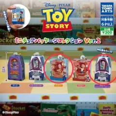 トイストーリー　ミニチュアパッケージコレクションvol.2 ウッディ２種セット