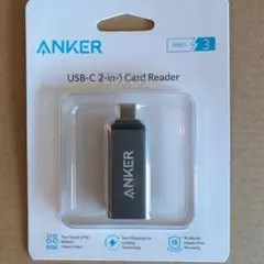 ANKER USB-C 2-in-1 Card Reader グレー