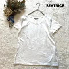 BEATRICE ベアトリス 【38】 シンプル半袖Tシャツ 丸首 日本製