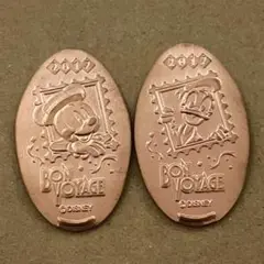 ディズニーリゾート　ヴォンヴォヤージュ　スーベニアメダル　ミッキー　ドナルド