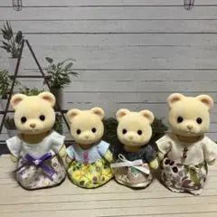 ワンピース４枚セット　シルバニアファミリー　服