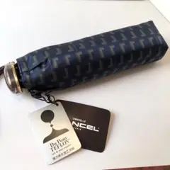 LANCEL ネイビー 折りたたみ傘　日本製