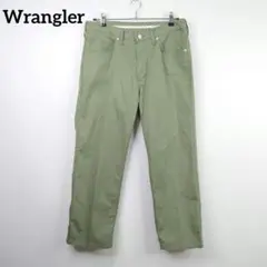 Wrangler ラングラー チノパン メンズ33 カーキ系 ゆったりストレート