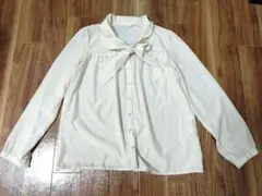 GLACIER ブラウス Lサイズ　ベージュ系