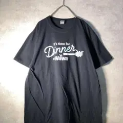 【ヴィンテージ】レトロ プリントTシャツ 半袖 used SM51 黒 古着