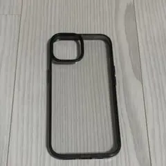 iPhone15 スマホケース　クリア　傷あり　激安　ブラック