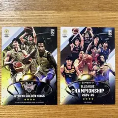 琉球ゴールデンキングス　チャンピオンシップ　ステッカー　2枚　Bリーグ　くじプラ
