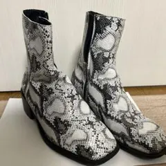 soerte レザーブーツ　ジッパー付き