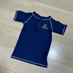 Hanes ネイビー ラッシュガード 半袖
