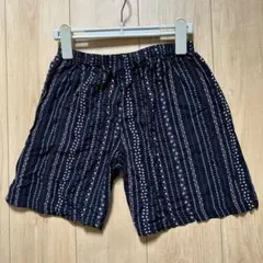 新品 ハーフパンツ ルームウェア ルームパンツ ネイビー M レディース