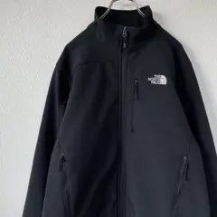 ノースフェイス ソフトシェルジャケット US規格 ブラック 黒 メンズM