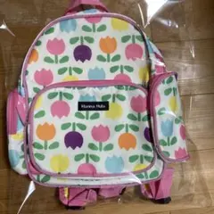未使用品　Hanna Hula チューリップ柄リュック　ハンナフラ
