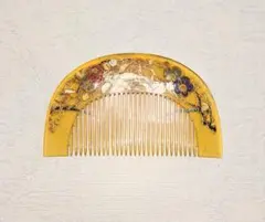 時代 櫛 べっ甲 金細工 花草 かんざし 和装小物