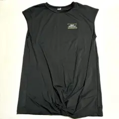【美品】ROXY フィットネスウェア ノースリーブシャツ Lサイズ レディース