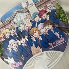 【非売品】鬼塚夏美、冬毱　ラブライブ！スーパースター!! うちわ＋シールセット
