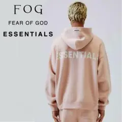 新品 FOG Essentials エッセンシャルズ パーカー ピンク S