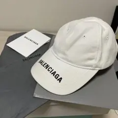 BALENCIAGAキャップホワイトバレンシアガ帽子
