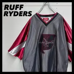 RUFF RYDERS ラブライダース　メッシュ　光沢　ゲームシャツ