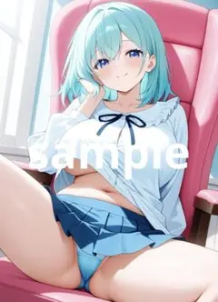 AIイラスト　セクシー　アニメイラスト　ポスター　A4サイズ　No.309