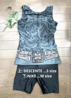 セパレート水着(上: DESCENTE sizeS下:NIKE sizeM)
