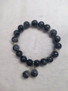 ブルーラビットヘア ブレスレット