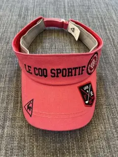 LE COQ SPORTIF ピンクバイザー