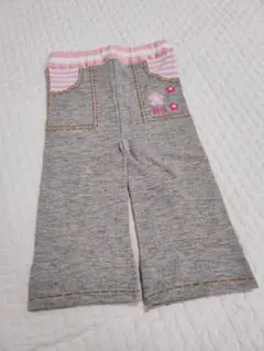 ホットビスケッツ　デニム風スパッツ　パンツ　ズボン 80cm