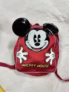 mickeyミッキーマウス リュック 赤vintage ヴィンテージDisney