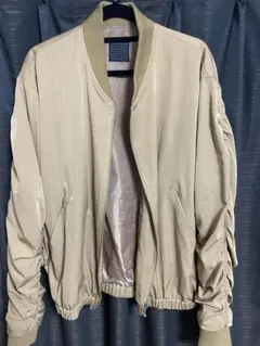 センスオブプレース　ライトブルゾン　Lサイズ　ベージュ
