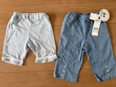 (新品＆中古)こどもの森crescent6分丈＆UZULAND５分丈ハーフパンツ