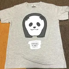 パンダの穴 Tシャツ Lサイズ シャクレルプラネット パンダ グレー