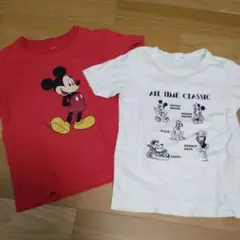 ミッキー＆フレンズ Tシャツ 2枚セット