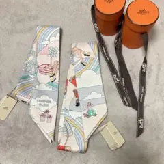 エルメス ツイリー 空飛ぶカレ 2本セット