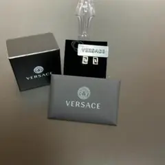 Versace シルバー Greca ピアス ヴェルサーチ スタッド ピアス