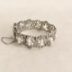 TASAKI/silver u0026 pearl bracelet