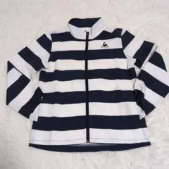 ジャンパー　L 　ネイビー×ホワイト