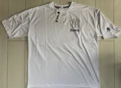 新品　 LLサイズ　MLB ヤンキース　半袖Tシャツ ラインストーン　白