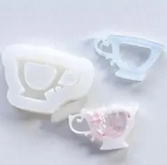 シリコンモールド　ティーカップ　レジン　シャカシャカ　シェイカーモールド