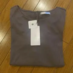 ⭐️新品未使用⭐️index ブラウン 五分袖 Tシャツ　トップス　カットソー