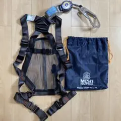 フルハーネス Mサイズ メッシュハーネス 墜落制止用器具 安全帯 工事 現場作業